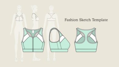 Fashion sketch template