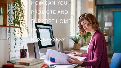 How can you promote and support home-based businesses