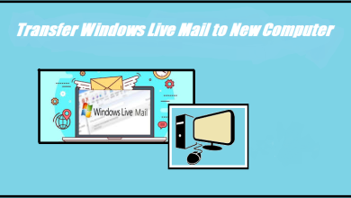 move windows live mail to new pc